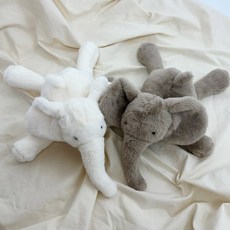 반디아 극세사 아기 코끼리 애착인형 인테리어 소품 선물 그레이45 상품 이미지