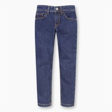 베네통 키즈 배색 스티치 데님 팬츠 4CU957JS0NY