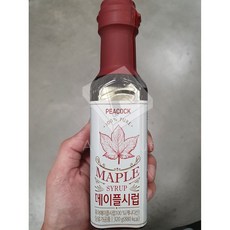 피코크 PEACOCK 메이플 시럽 320g 팬케이크 핫케이크 캐나다 단풍시럽, 3개