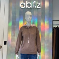 [ab.f.z] 배색 후드 니트 AFU8QW91J