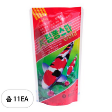핑퐁 스타골드 금붕어 사료, 500g, 11개