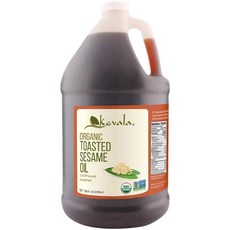 Kevala 구운 참깨 오일 3.8L(1갤런) (378 ml(128 FL oz)), 1개, 378ml