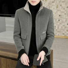 남성패션 가을 자켓 재킷 블레이져 골드밍크 숏모직 레터링 코트 슬림 추동 다올3