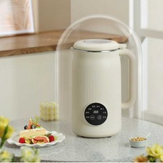 가정용 소형 만능 두유제조기, 고급 나뭇결+1200ML+칼