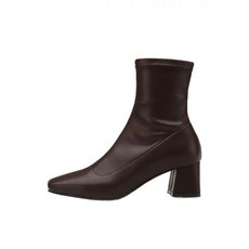솔트앤초콜릿 스퀘어 토 스판 삭스 양말 앵클부츠 412146001 (6cm/3colors) 108757