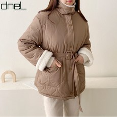 드넬 드넬 퀄팅벨티드패딩DJ04158A