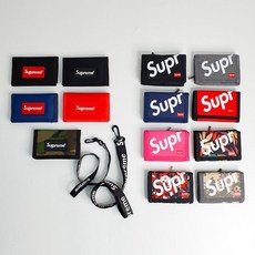 슈프림 SUPREME 목걸이 카드 학생 지갑 카드목걸이