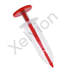 씨앗 분배기 파종기 주사기 야채 텃밭 화분 씨뿌리기 정원 원예, 미니파종기-푸쉬형, 1개