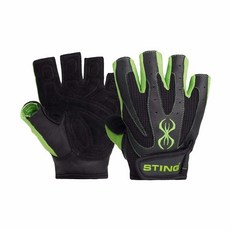 STING Atomic Weight Lifting Gloves for Bodybuilding Powerlifting and Crossfit – Green M 509769