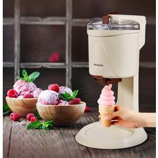 Qita 가정용수제 소프트 아이스크림기계 제조기 PINK BUNNY