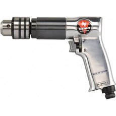 Neiko 30083A 1/2" 역방향 공압 공기 드릴 500RPM - Power Pistol Grip 드릴 -, 단일옵션