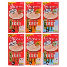 이나바 고양이 챠오츄르 간식, 참치+가다랑어+닭가슴살, 56g, 18팩