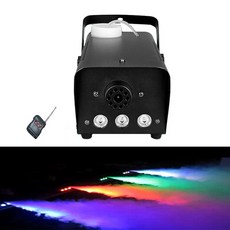 스모그머신 특수효과 연무기 미니 LED RGB 무선 원격 제어 안개 기계 DJ 디스코 연기 파티 웨딩 크리스마스 무대 LED 안개 500W, 3.Red Green Blue Mixed - AU Pl