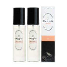 딥쉬 니치 퍼퓸 섬유향수 100ml, 로즈블랑, 2개