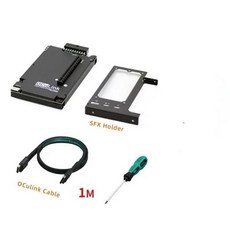 노트북외장그래픽카드 노트북그래픽카드 OCuP4V2 OCuLink GPU 도크 eGPU PCIE 40 X4 Gen4 AMD Nvidia M2 NVMeOculink 어댑터 미니, 2) w SFX Bracket 1M