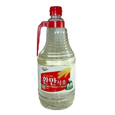 롯데 환만식초 1.8LX9개입 식품 > 장/소스 소스/드레싱/식초 식초/음용식초/미림 기타식초, 단일 총 수량, 단일 총 수량
