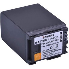 호환 Batmaxusa Batmax 1Pc 2900mAh BP828 BP 828 Li-ion Battery for Canon BP-828 BP-820 Batteries; Ca, 상세 설명 참조0, 상세 설명 참조0