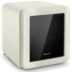 컴프레서 최신형 매직쉐프 와인셀러 와인냉장고 레트로 15병 MEW-HR15/ MEW-HR15B /MEW-HR15W /H, MEW-HR15W 크림베이지