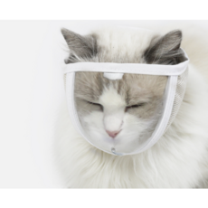 애묘생활 고양이 물림방지 투명마스크, 14.5g, 2개