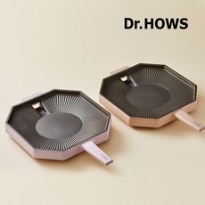 닥터하우스 팔레트 그릴팬 28cm (라이트퍼플/베이지), 라이트퍼플