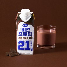 얼티브 비건프로틴 초코 250ml x18입 (유통기한 2023-12-12), 1박스