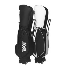 PXG 카네 정품 9인치 휠 카트백 캐디백, 블랙