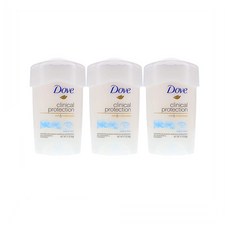 Dove Clinical Protection Antiperspirant Deodorant 도브 크리니컬 프로텍션 안티 퍼스퍼런트 데오드란트 1.7oz(48g) 3팩, 48g, 3개