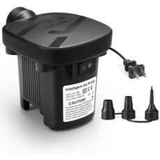 110-120V 공기 매트리스용 펌프 풀 플로트 뗏목 에어 베드용 노즐 3개가 있는 고속 전기 인플레이터 디플레이터