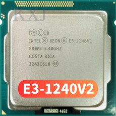 인텔 제온 E3-1240 v2 프로세서 쿼드 코어 LGA 1155 E3 1240v2 CPU3.4GHz 69W 8M 캐시