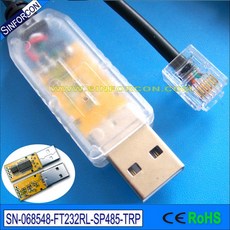 맞춤형 핀아웃 USB rs485-rj45 RJ11 RJ12 RJ9 RJ10 모듈러 플매트 카펫 매트 러그 통신 케이블, 01 USB RS485 to 6P6C_03 1.0m