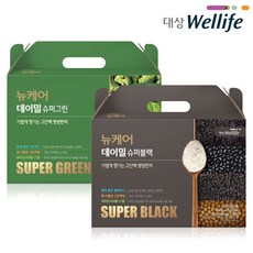 데이밀 슈퍼블랙 / 슈퍼그린 35g x 28개입 / 선식 식사대용 고단백 간단식 영양한끼, 데이밀 슈퍼그린 35g x 28개입