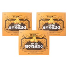 제주탐나애 제주 오리지널 감귤파이 제주도 여행 기념 선물, 3개, 273g