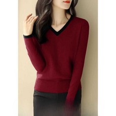 버건디 니트 반폴라 집업 스타일 오버핏 스웨터 데일리룩 모던, 상세페이지 참고