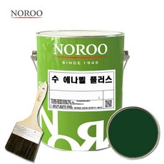 노루페인트 수 에나멜 철재 목재 페인트 1L 기존색상, 유광밝은녹색, 1개