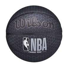 WILSON NBA Forge 시리즈 농구공 블랙, Brown