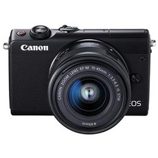 Canon 미러리스 SLR 카메라 EOS M100 EF-M15-45 IS STM 렌즈 키트 (블랙) EOSM100BK1545ISSTMLK