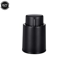 진공 와인 병 마개 밀폐 보관 블랙 메모리 푸시 스타일 도구 빠, 1.Black, 1개