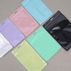 1P 다용도 컬러 소분 지퍼백 10~16CM 선물포장백 속옷보관, 16x24 - 핑크, 1개, 1개입