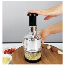 jioy 수동 분쇄기 야채 마늘 만능 다지기 식재료 분쇄기*1P/2P/3P, 1개, 절채기(전도)*1