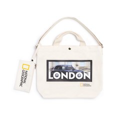 (국내매장판) 내셔널지오그래픽 N225ATO580 시티 에코백 LONDON IVORY