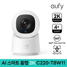 유피 (EUFY) AI 스마트 홈캠 2K SoloCam C220-T8W11 CCTV, 2K SoloCam C220-T8W11 / CCTV, 1개 - 4kcctv