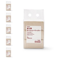 무인양품 MUJI 탁상용 티슈 페이퍼 3개 MAA18A1S, 150매입 - 무인양품