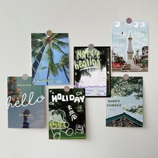 걸스코코 [10장세트]해외여행 엽서 포토카드 벽꾸 인테리어소품 포스터 스티커, 1번-10장세트