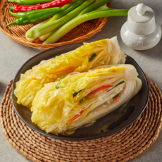 [남도의맛] 국내산 전라도 백김치, 1개, 2kg