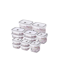 창신리빙 스카이락 밀폐 반찬통 직중1호 460ml x 4p + 직중2호 980ml x 2p + 정1호 240ml x 4p + 정2호 650ml x 2p 세트, 1세트, 12종