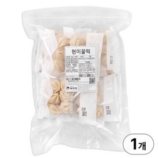 싸리재 말랑한 현미떡 [현미 꿀떡 800g] 개별포장 식사대용 맛있는 단체 행사 간식, 1개, 800g