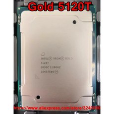 인텔 제온 골드 5120T SR3GC Gold5120T 프로세서 19.25M 캐시 2.20GHz 14 코어 105W LGA3647 확장 CPU