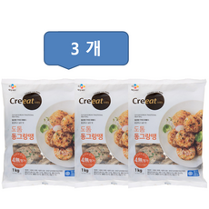 CJ크레잇 도톰 동그랑땡 1kg, 3개