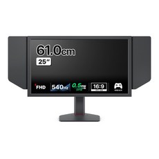 벤큐 FHD 조위 540Hz 0.5ms 게이밍 모니터, 61cm, XL2586X(정품무결점)