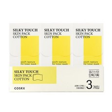실키터치스킨팩화장솜